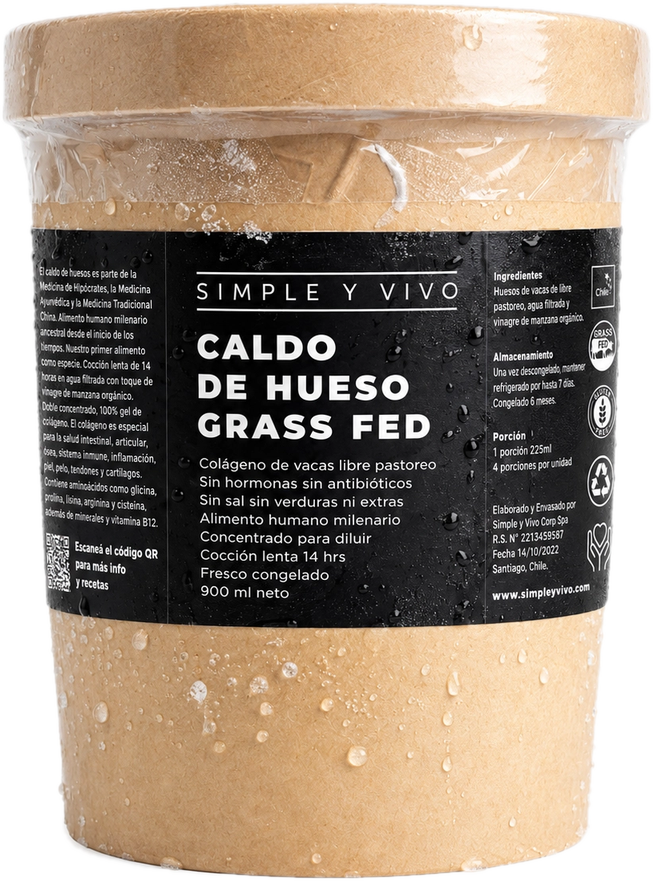 Caldo de Hueso Grass Fed 900 ml