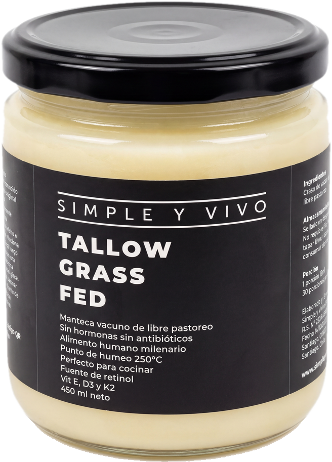 Tallow Grass Fed 450 ml