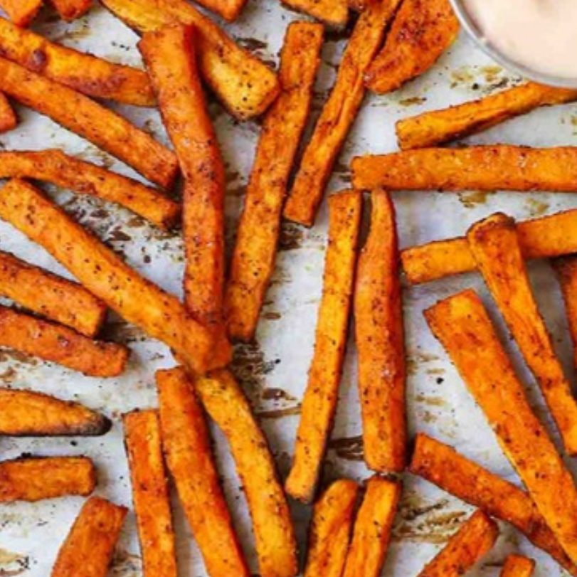 Papitas de camote en tallow
