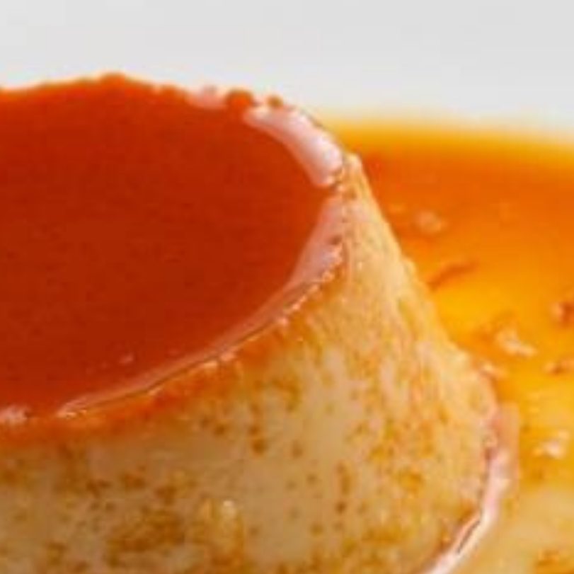 Leche asada con ghee, sin azúcar